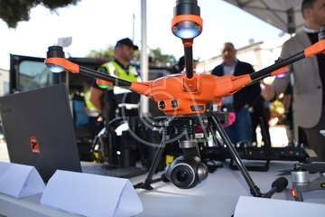 La Policía Local de Telde presentó este viernes su Unidad de Drones (Foto TA)